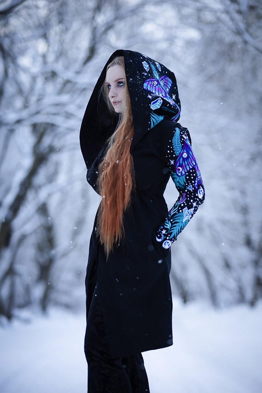 Enchanted Forest Hoodie - womens outerwear - VampireFreaks - Restyle