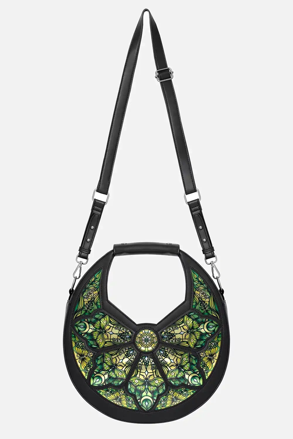 round green crescent bag