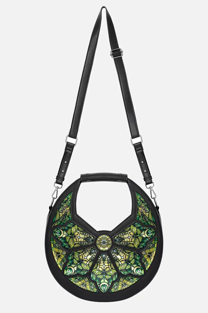 round green crescent bag
