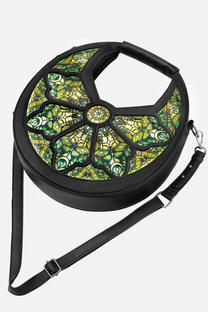 moon green crescent bag