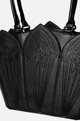 laser cut gothic cathedral purse
