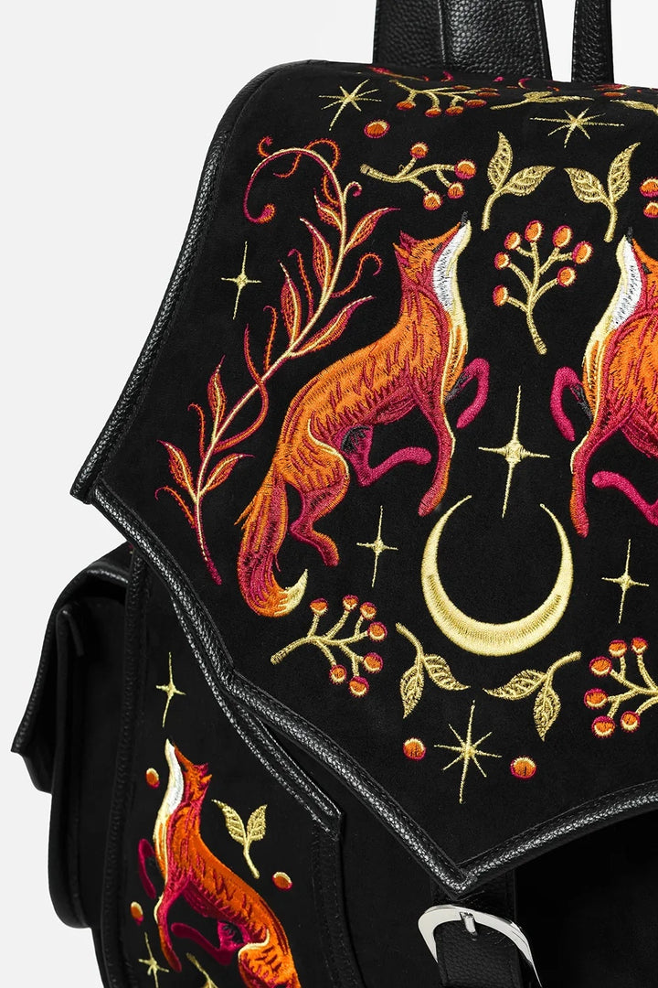 embroidered whimsical backpack by restyle