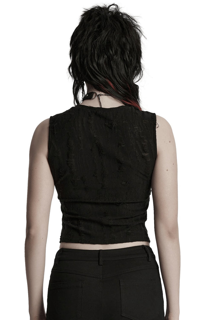 womens thick strap emo tank top