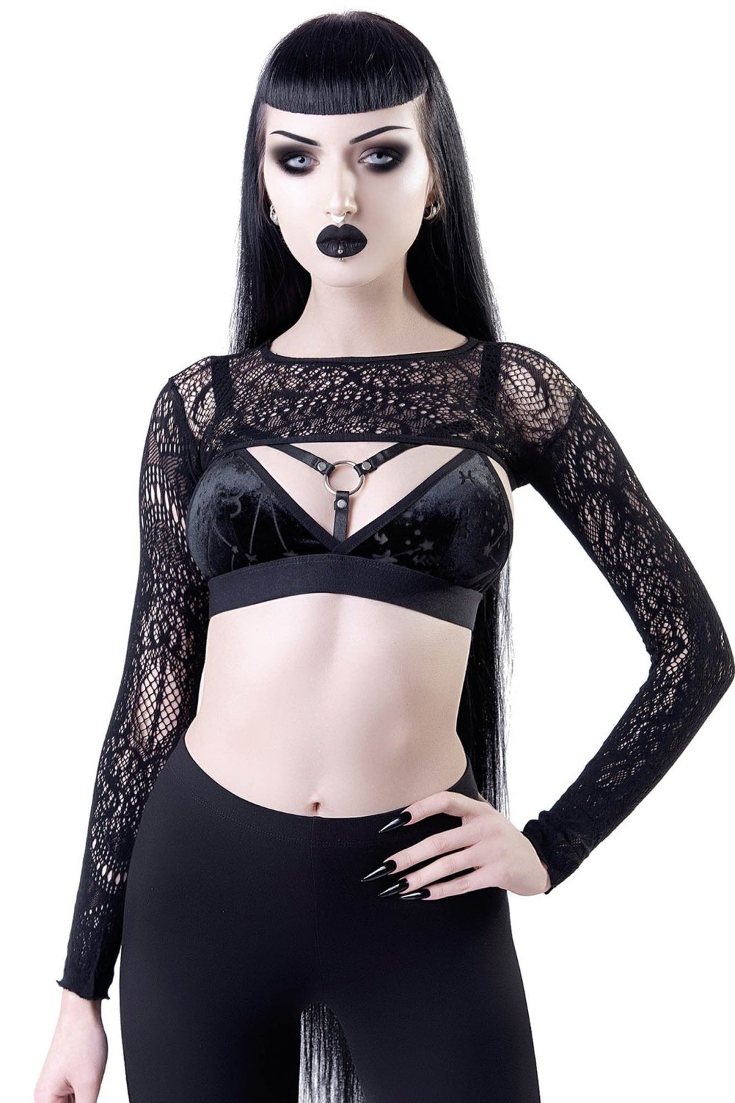 Eris Lace Bolero - womens outerwear - VampireFreaks - Killstar