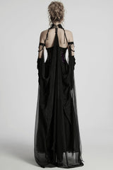 gothic harness with attached cape 