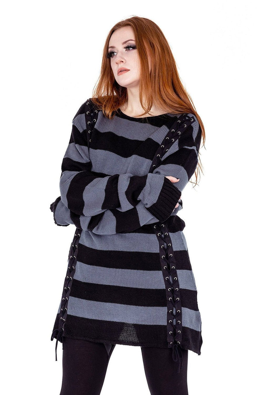 Esmerelda Dress [Black/Grey]