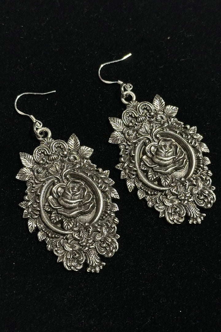 Eternal Rose Earrings - jewelry - VampireFreaks - Mother of Hades