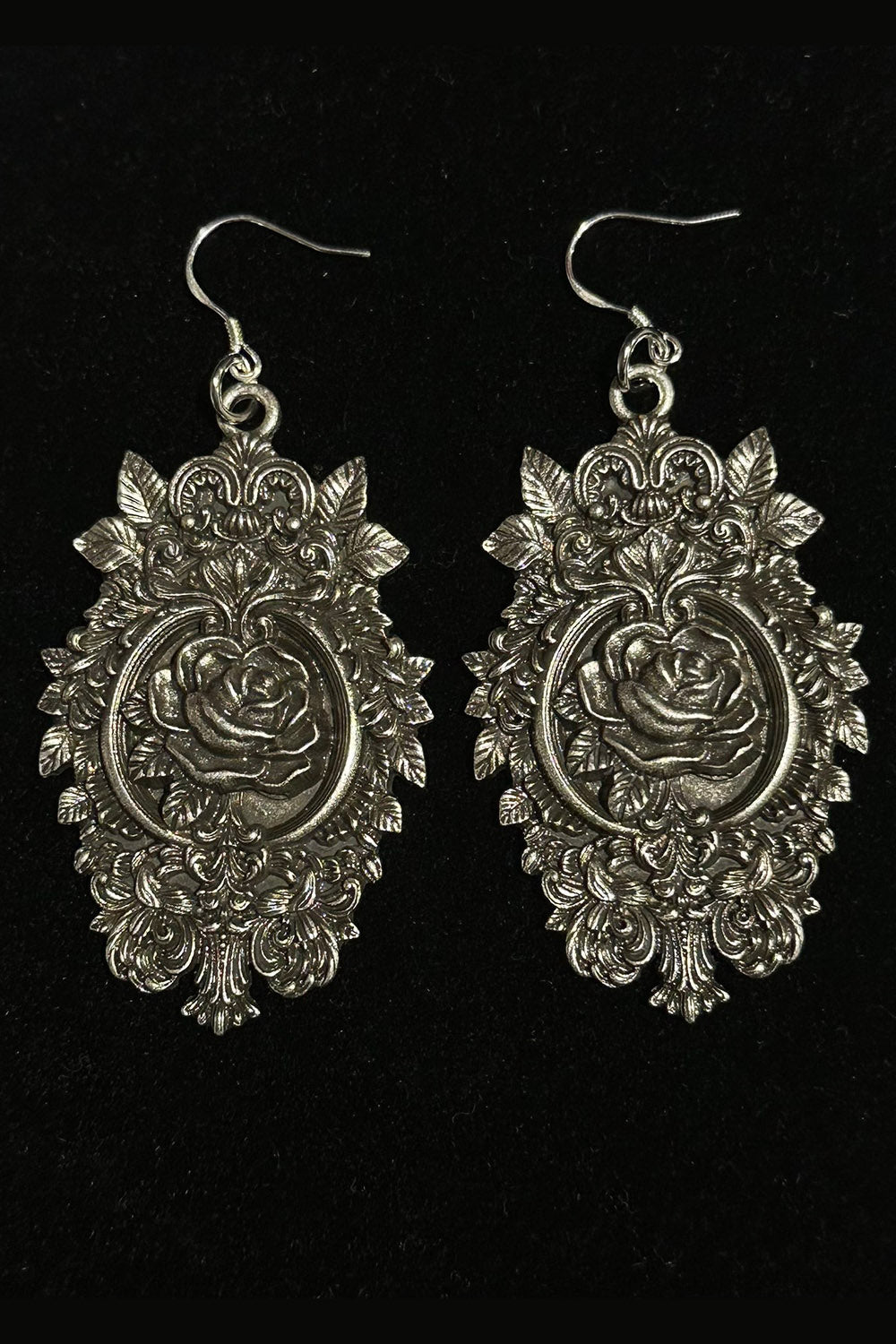 Eternal Rose Earrings - jewelry - VampireFreaks - Mother of Hades