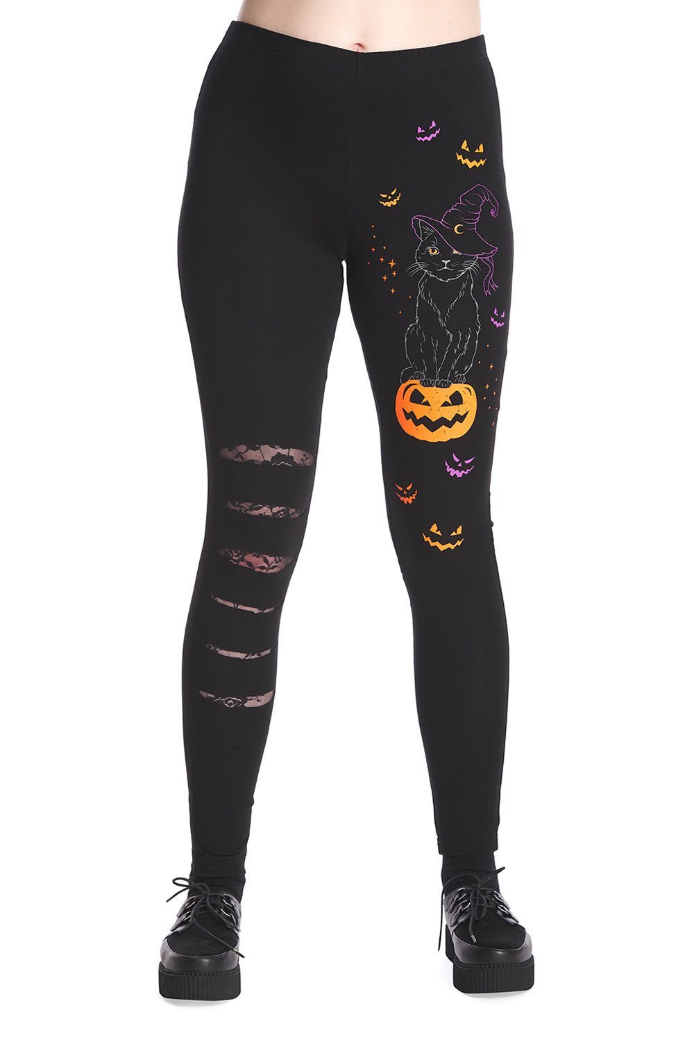 Everyday Is Halloween Leggings - womens bottoms - VampireFreaks - Banned Apparel / Lost Queen