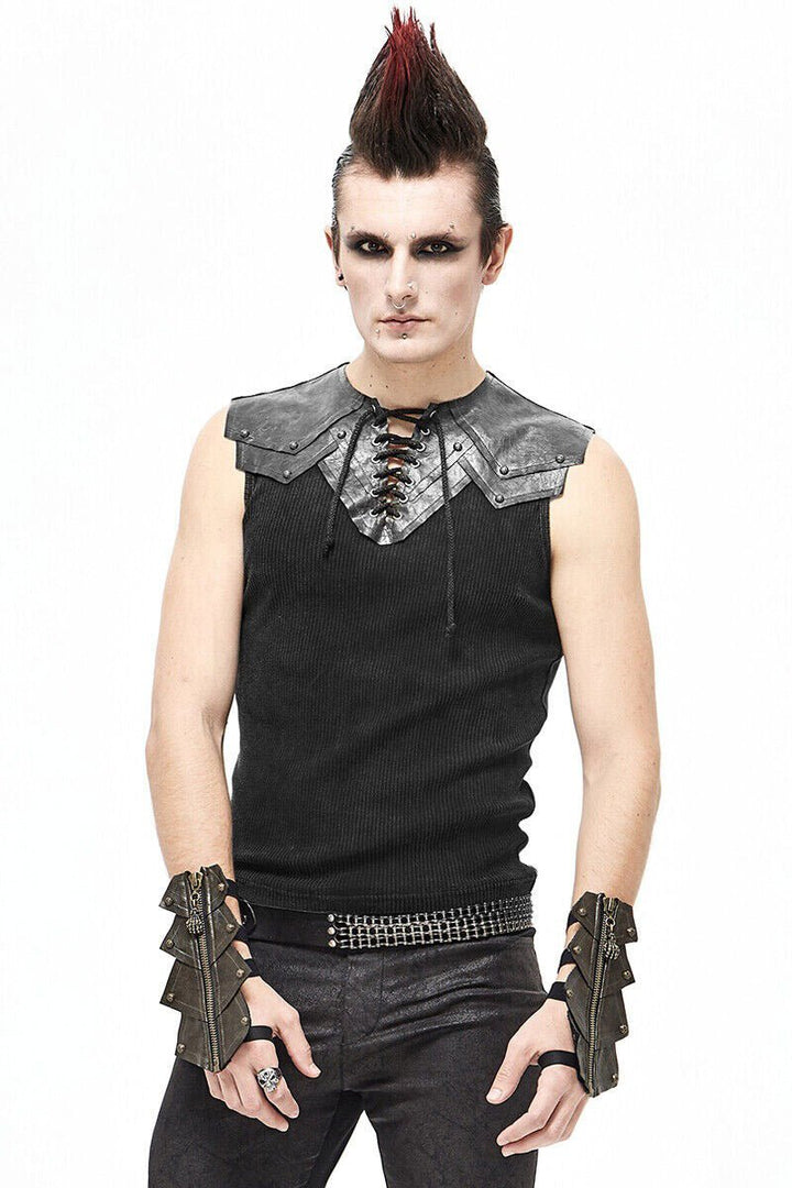 Evil Armor Battle Vest - mens tops - VampireFreaks - Devil Fashion