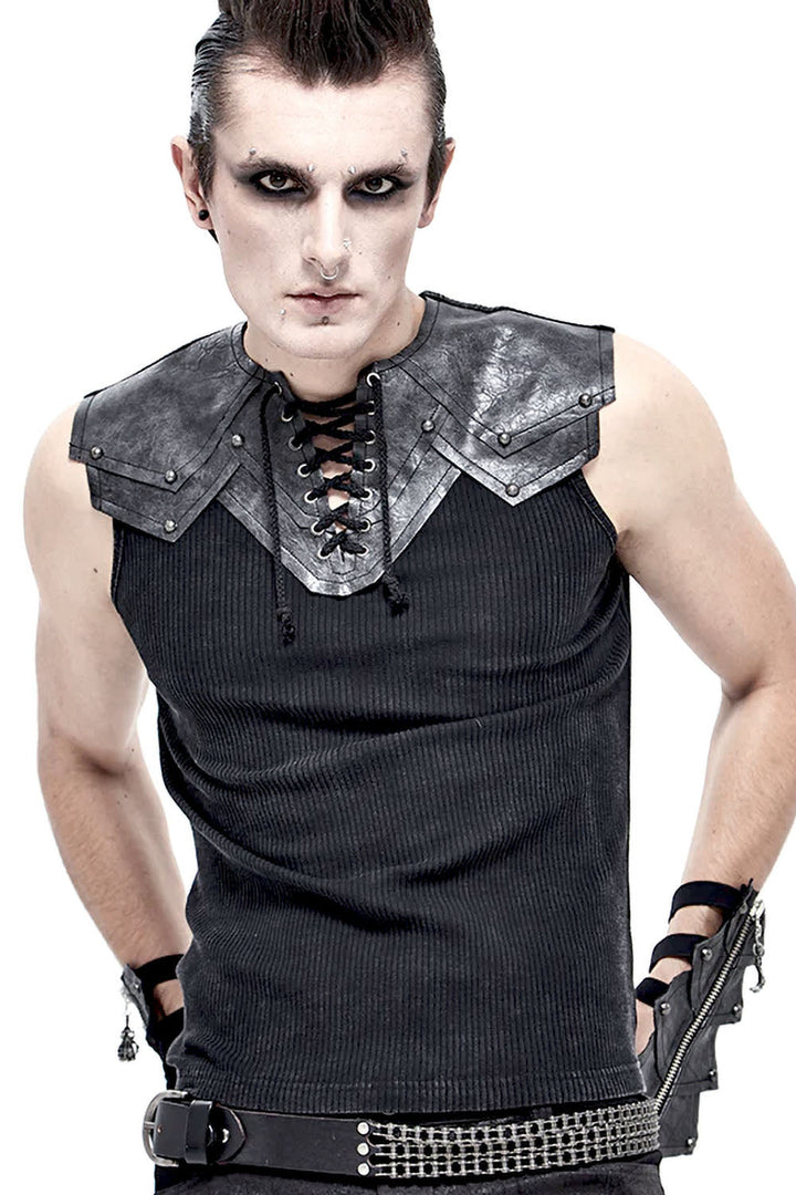 Evil Armor Battle Vest - mens tops - VampireFreaks - Devil Fashion