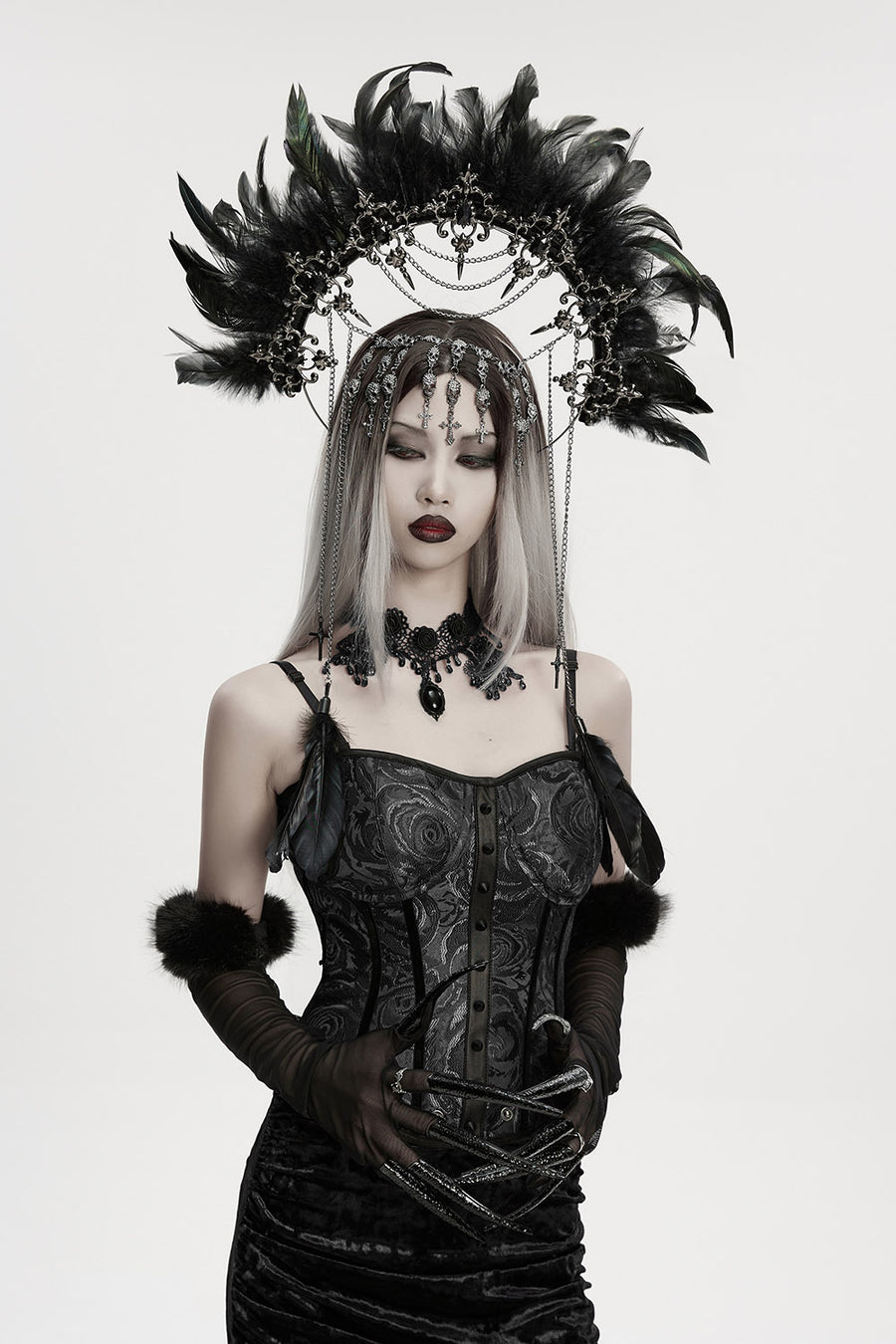 dark evil queen headdress