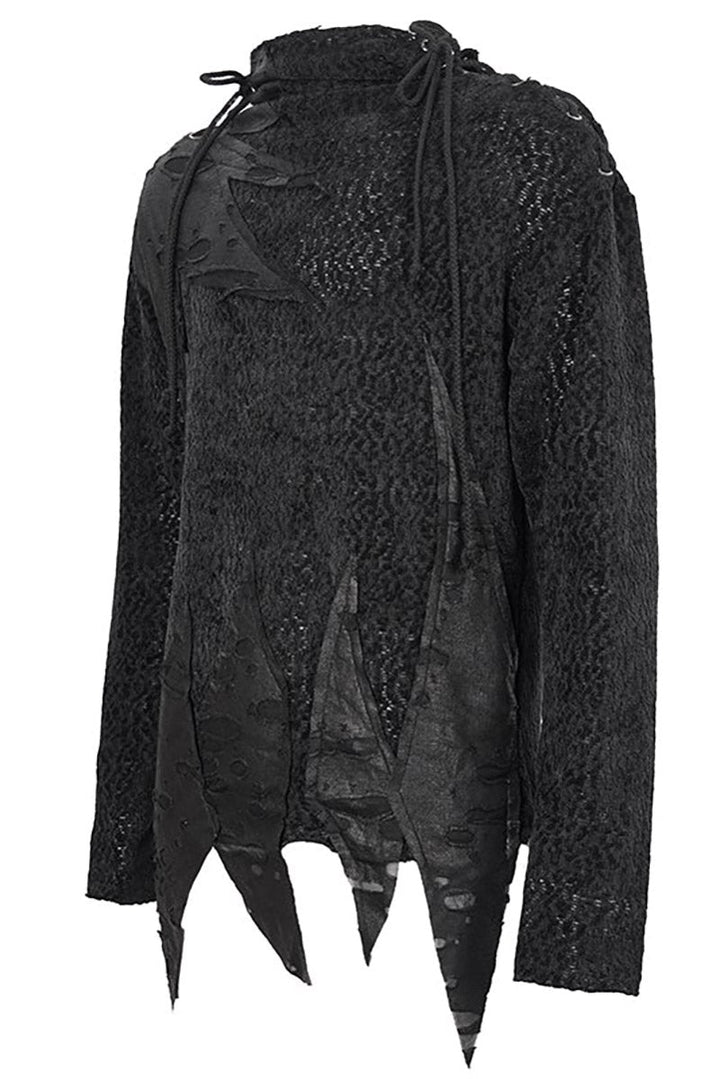 Executioner Knit Top - mens outerwear - VampireFreaks - Devil Fashion