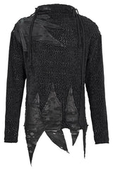 Executioner Knit Top - mens outerwear - VampireFreaks - Devil Fashion