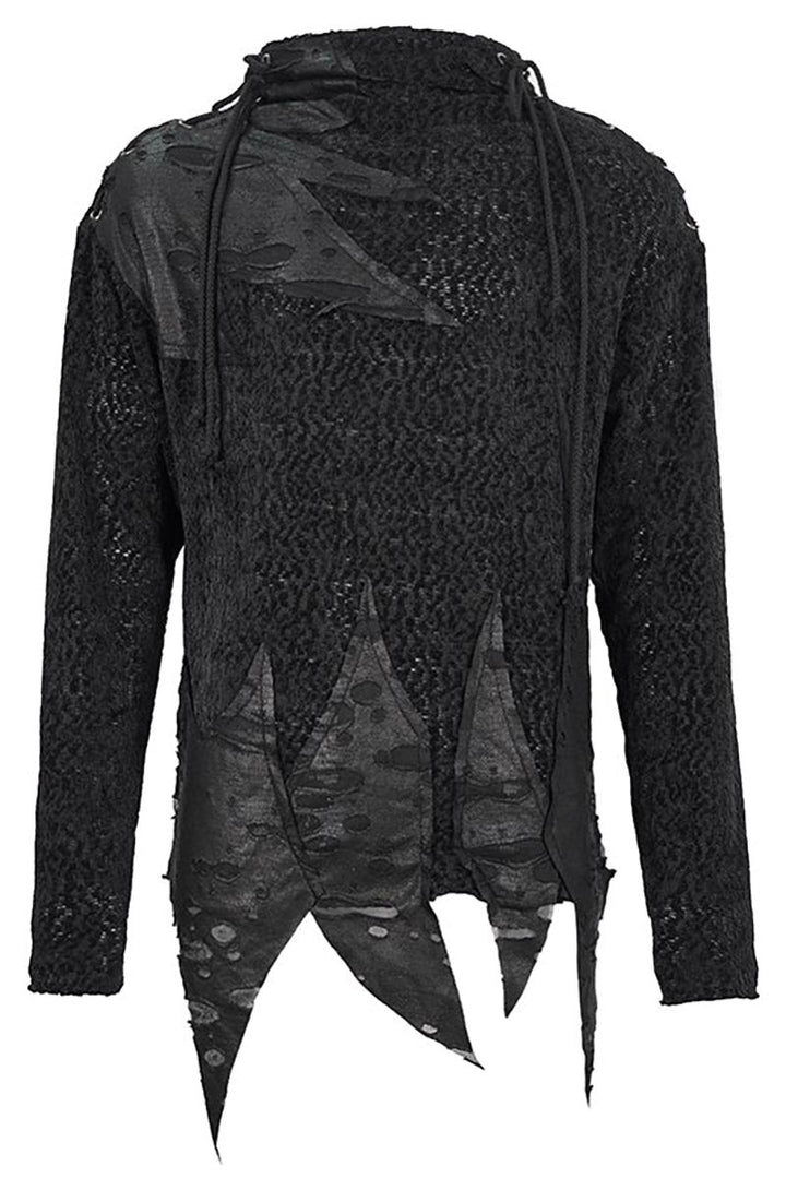 Executioner Knit Top - mens outerwear - VampireFreaks - Devil Fashion