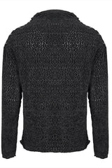 Executioner Knit Top - mens outerwear - VampireFreaks - Devil Fashion