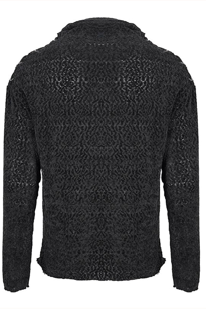 Executioner Knit Top - mens outerwear - VampireFreaks - Devil Fashion