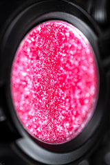 bright pink iridescent glittery eyeshadow 