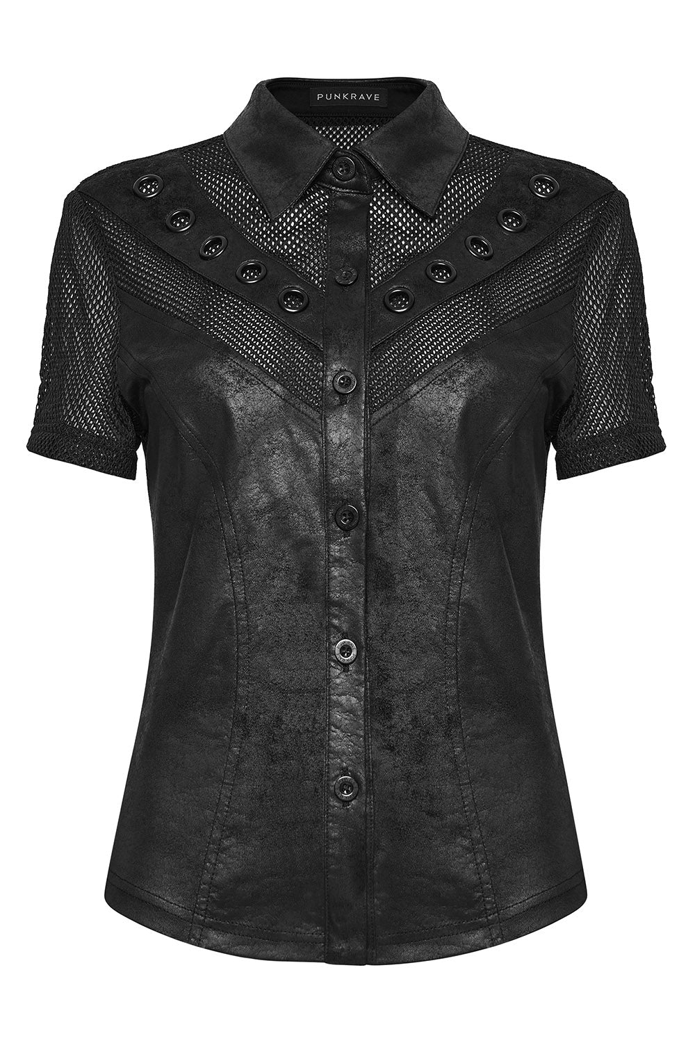 fishnet mesh top