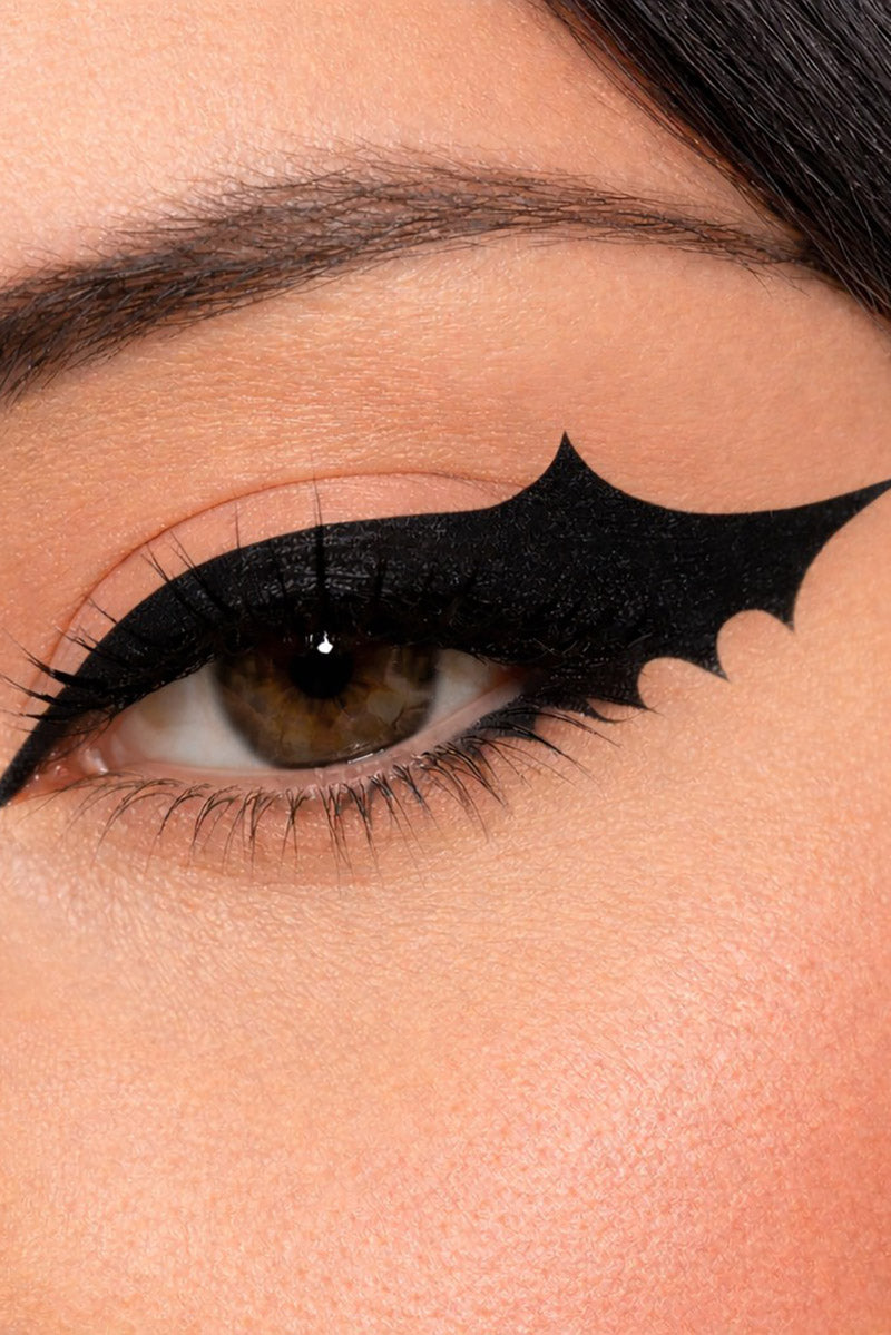 black bat eyeliner