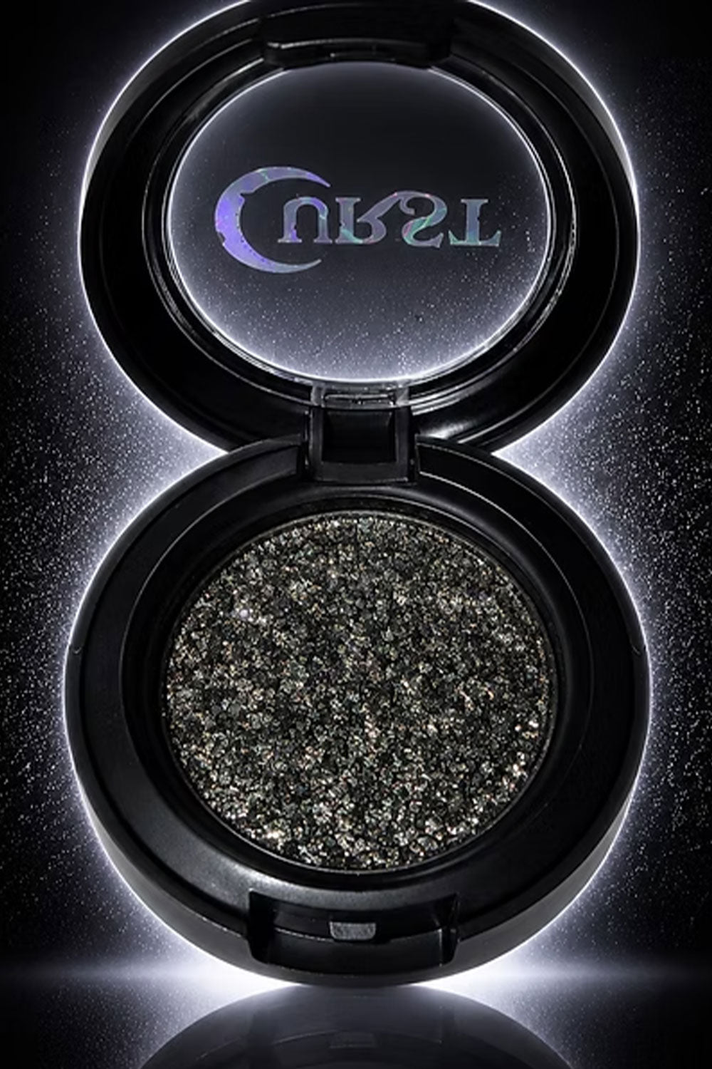 Midnight chrome eyeshadow from Curst in Metal