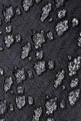 Dark in love grunge distressed fabric detail for punk halter top
