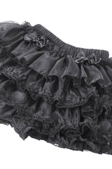 Fabric details of Dark in Love womens lacey bloomer shorts