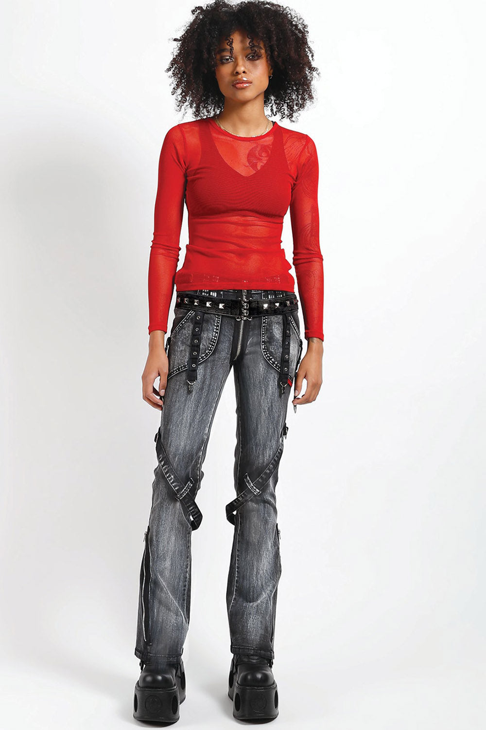 tripp NYC faded denim jeans
