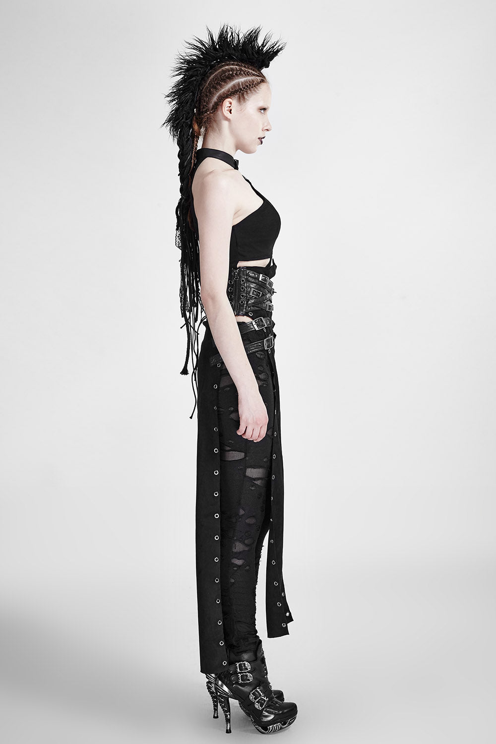 Fae Punk Slit Skirt - skirts - VampireFreaks - Punk Rave