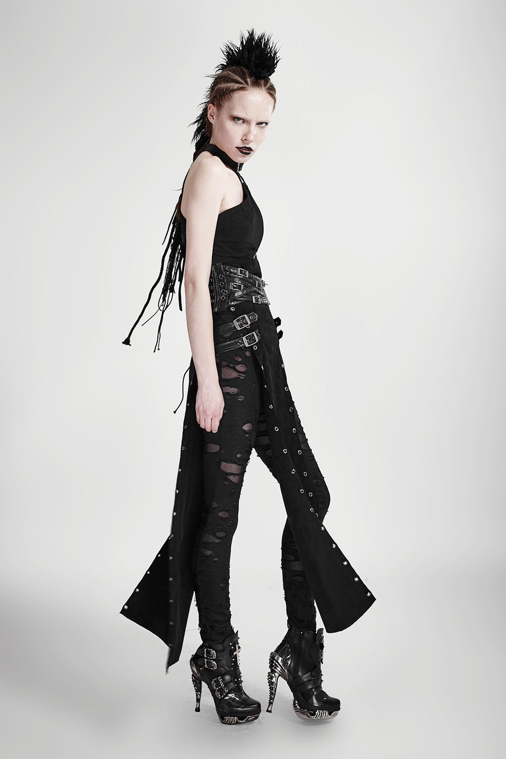 Fae Punk Slit Skirt - skirts - VampireFreaks - Punk Rave