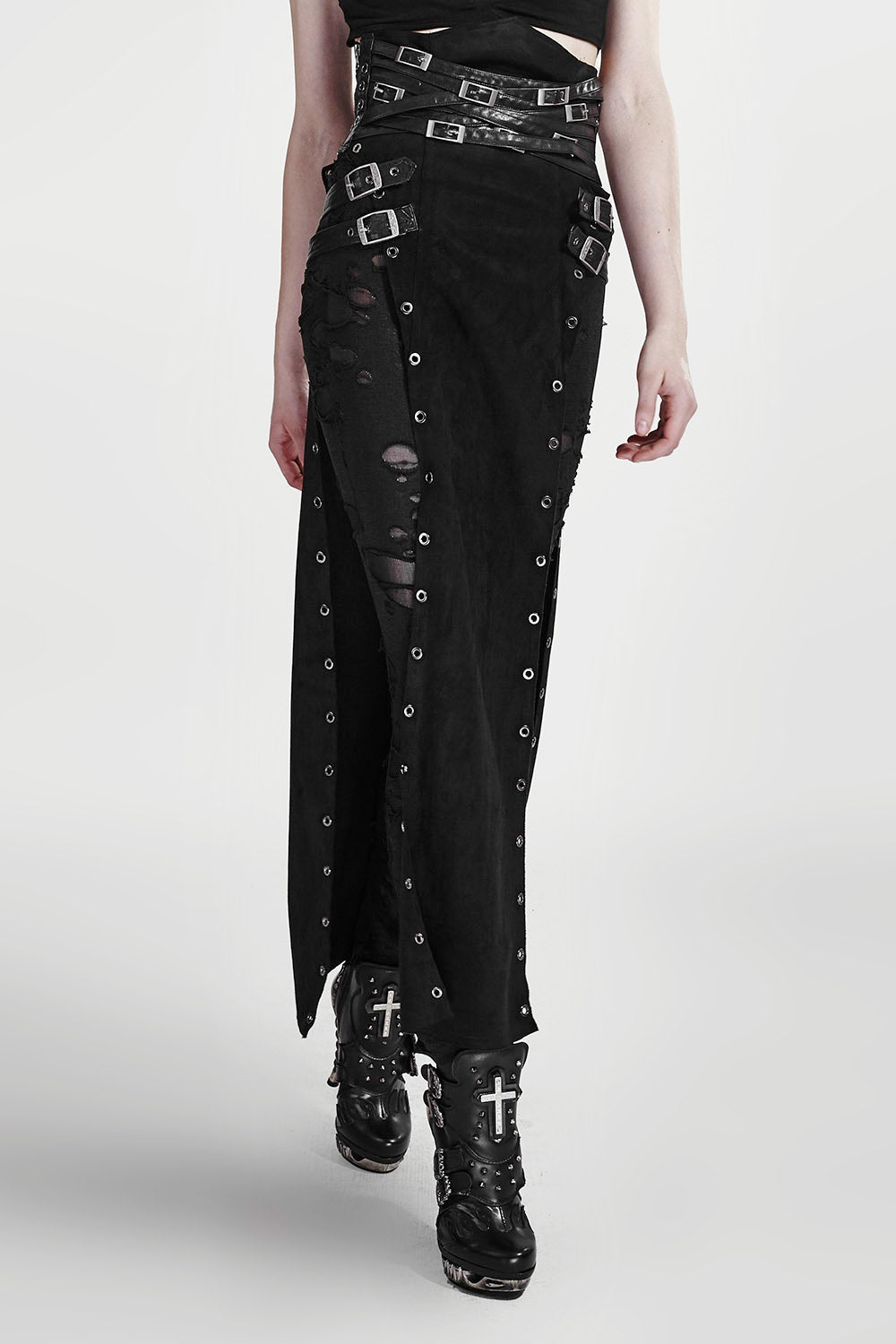 Fae Punk Slit Skirt - skirts - VampireFreaks - Punk Rave