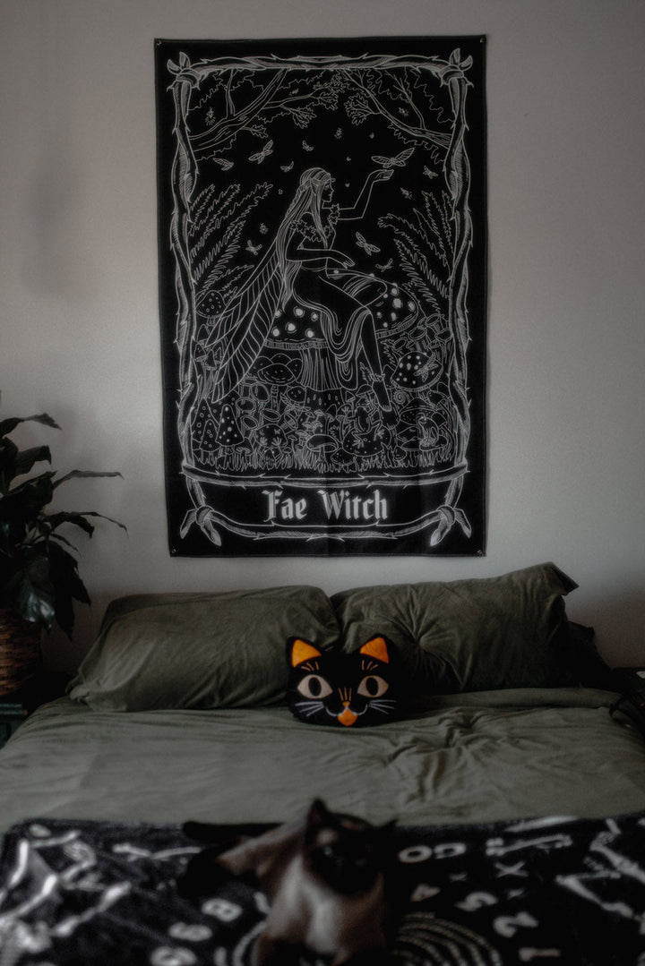 Fae Witch Oracle Tapestry - housewares - VampireFreaks - The Pretty Cult