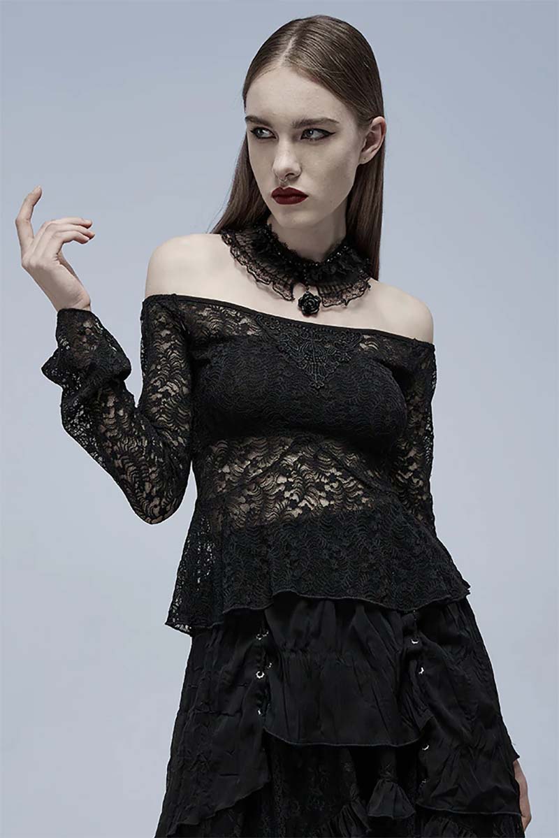 Fairy Goth Lace Top