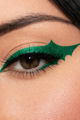 dark green eyeliner