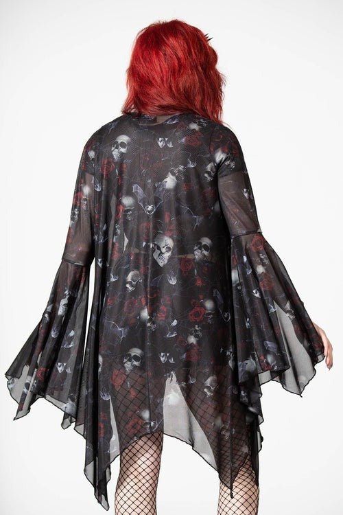 Fairy Moss Mesh Cover Up - womens outerwear - VampireFreaks - Killstar