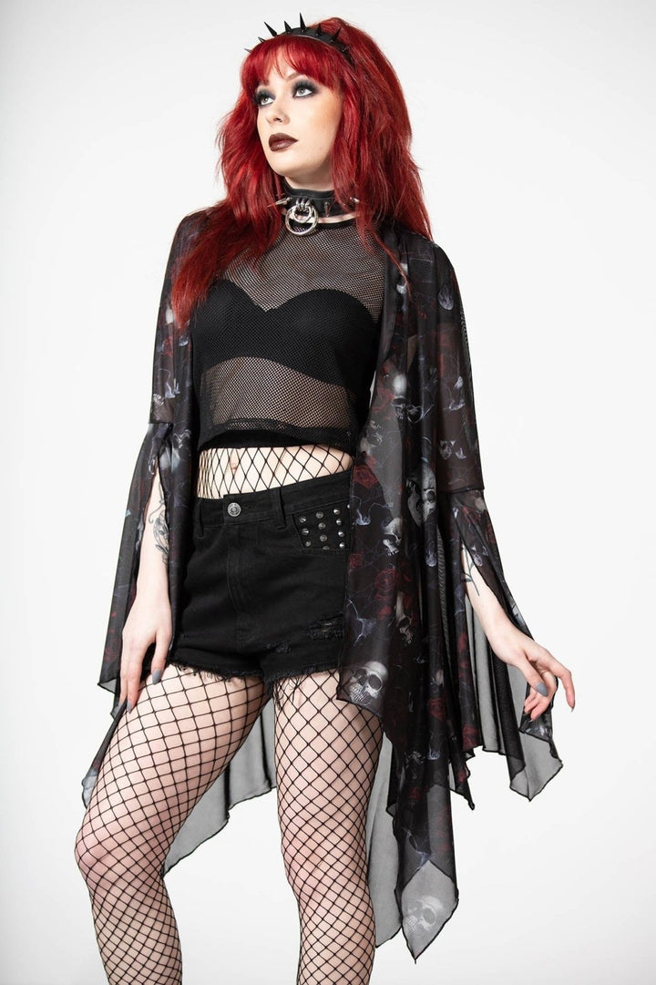 Fairy Moss Mesh Cover Up - womens outerwear - VampireFreaks - Killstar