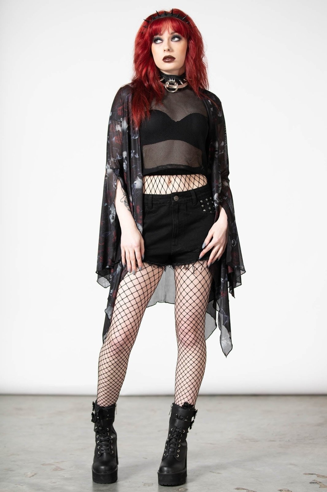 Fairy Moss Mesh Cover Up - womens outerwear - VampireFreaks - Killstar