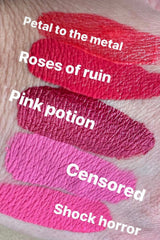 peachy pink lipstick