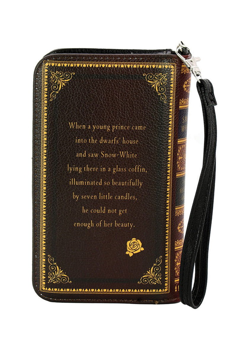 book shaped goth wallet