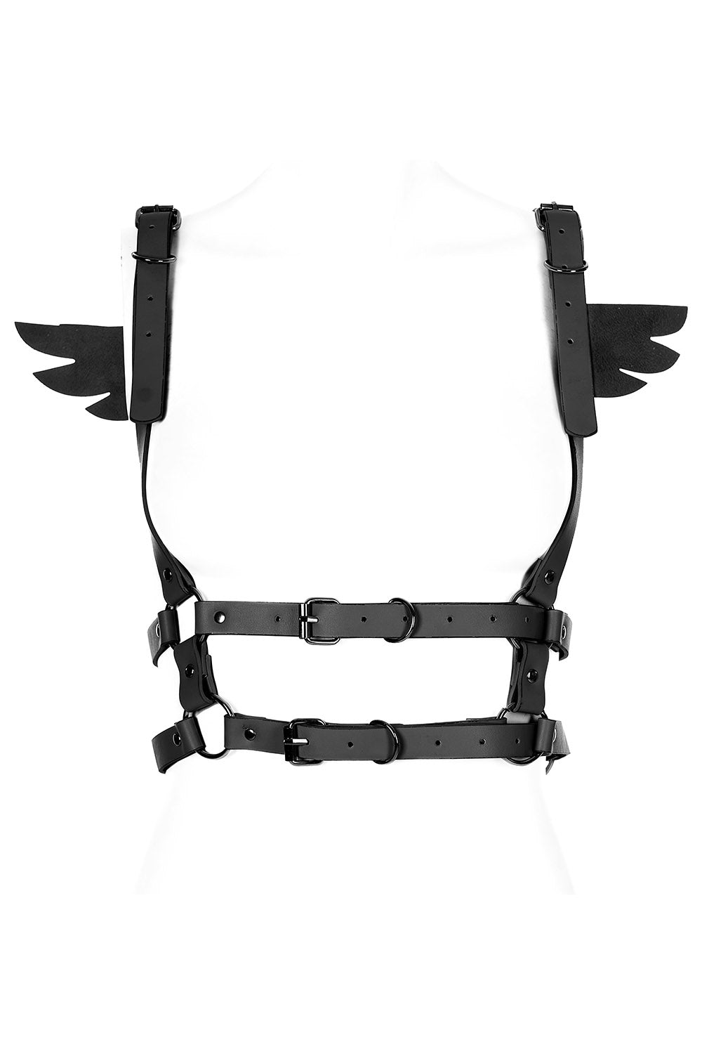 Fallen Angel Wings Harness [BLACK] - belts - VampireFreaks - Punk Rave