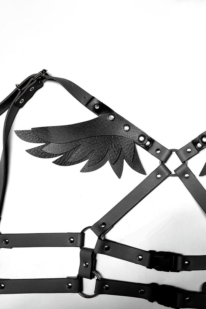 Fallen Angel Wings Harness [BLACK] - belts - VampireFreaks - Punk Rave