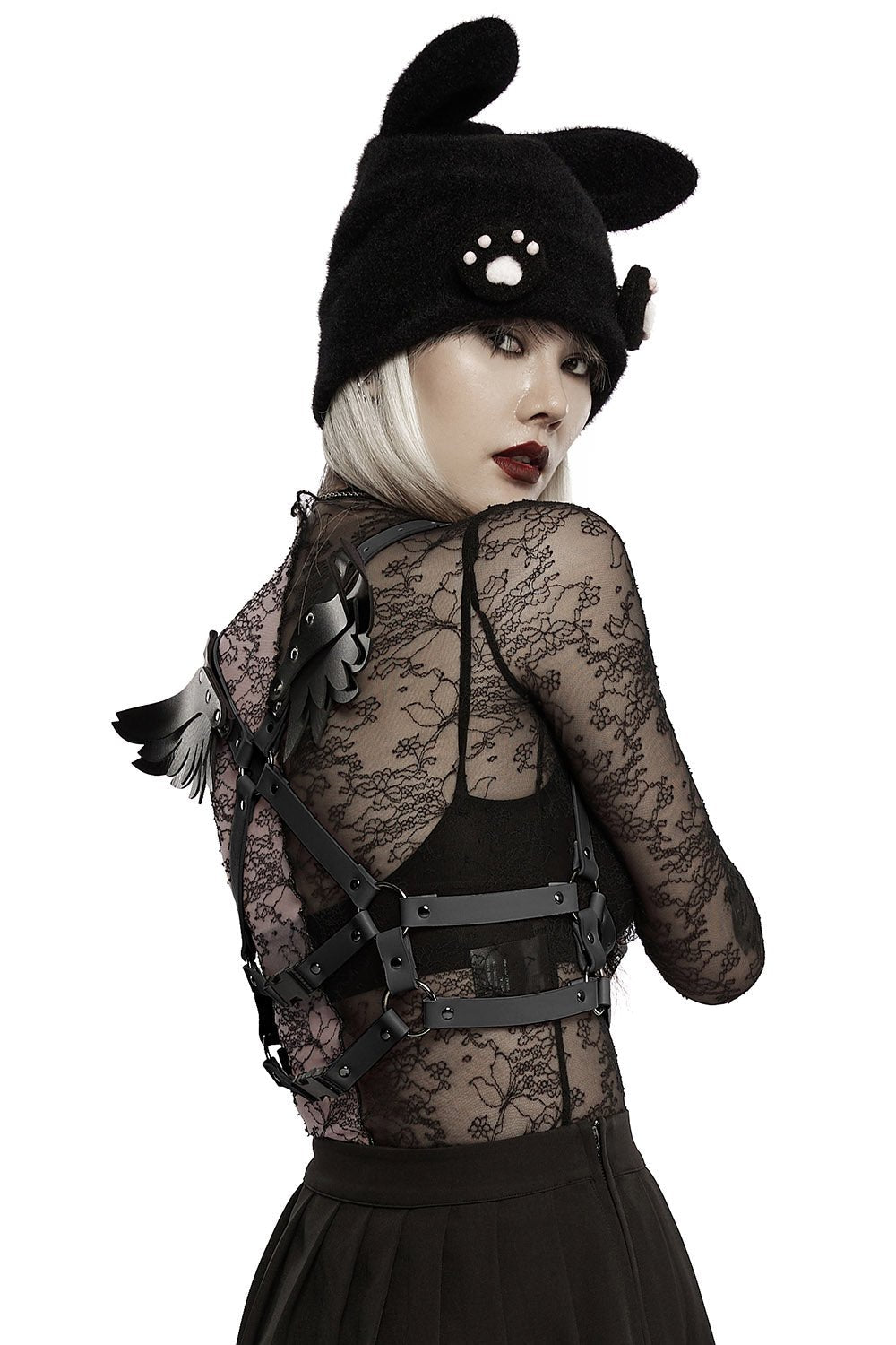 Fallen Angel Wings Harness [BLACK] - belts - VampireFreaks - Punk Rave