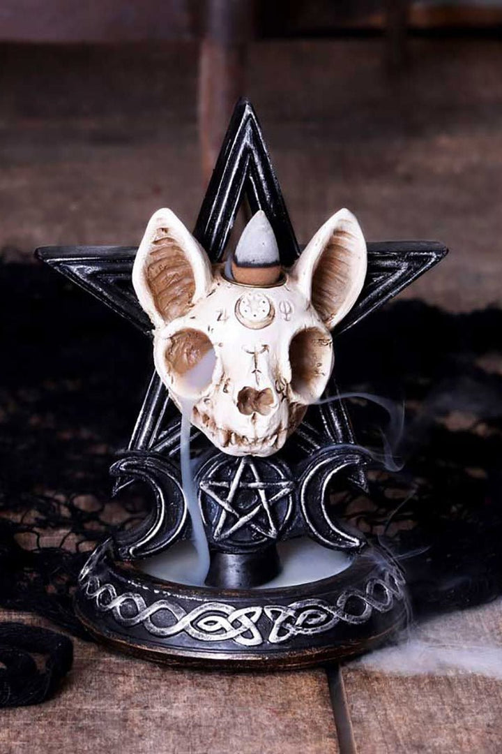 Familiar Worship Backflow Incense Burner - housewares - VampireFreaks - Nemesis Now