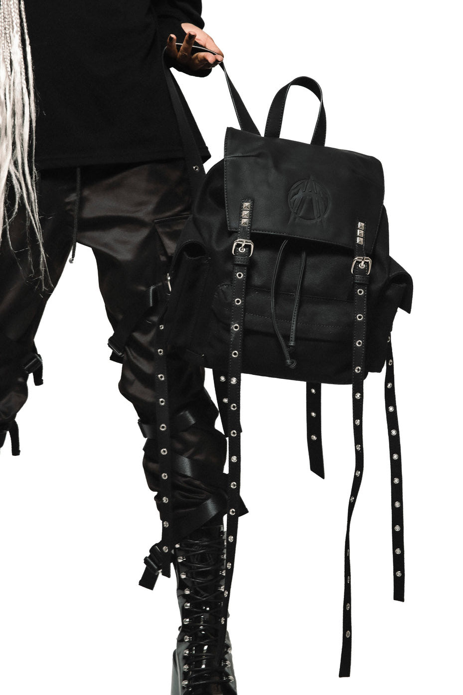 gothic eyelet backpack