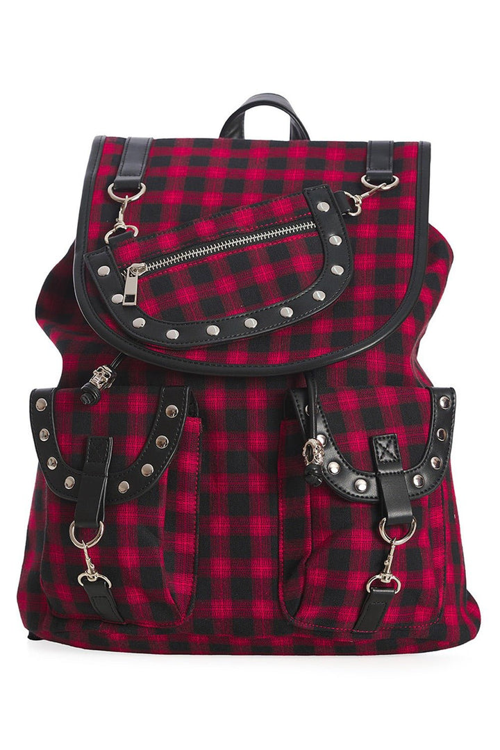 Fangs Backpack [RED/BLACK] - bags & wallets - VampireFreaks - Banned Apparel / Lost Queen