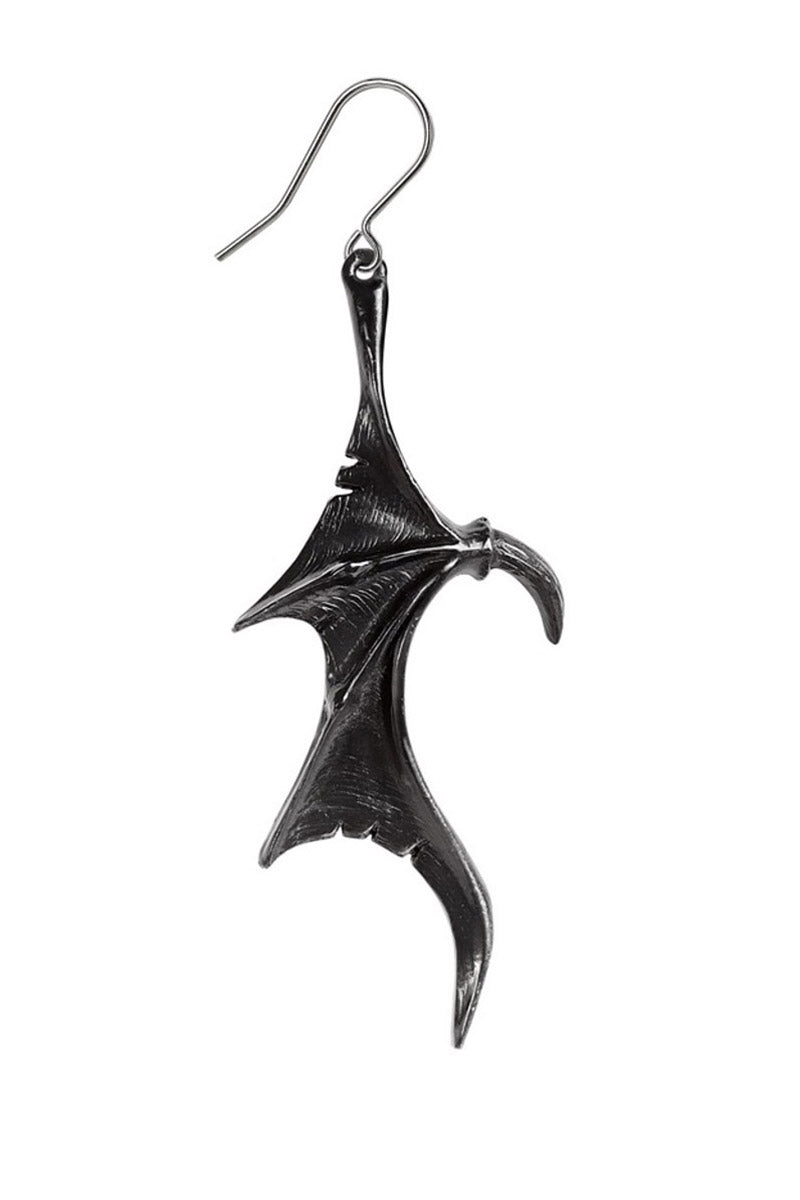 dragon wing dangle earrings 