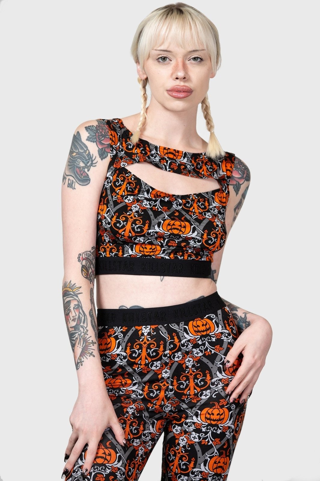 Fascinate Crop Top - womens sleepwear - VampireFreaks - Killstar