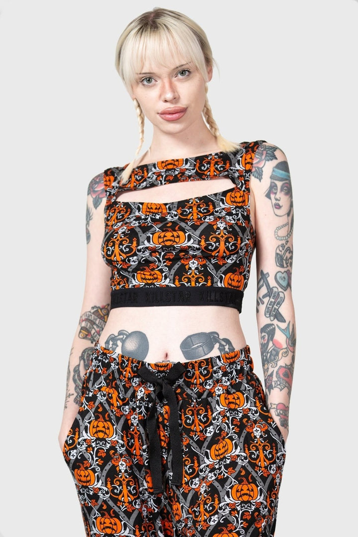 Fascinate Crop Top - womens sleepwear - VampireFreaks - Killstar