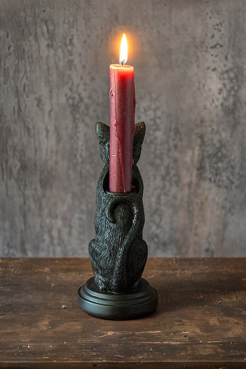 Faust's Familiear Cat Candle Holder - housewares - VampireFreaks - Alchemy