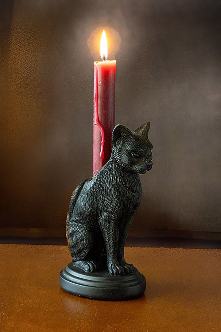 Faust's Familiear Cat Candle Holder - housewares - VampireFreaks - Alchemy